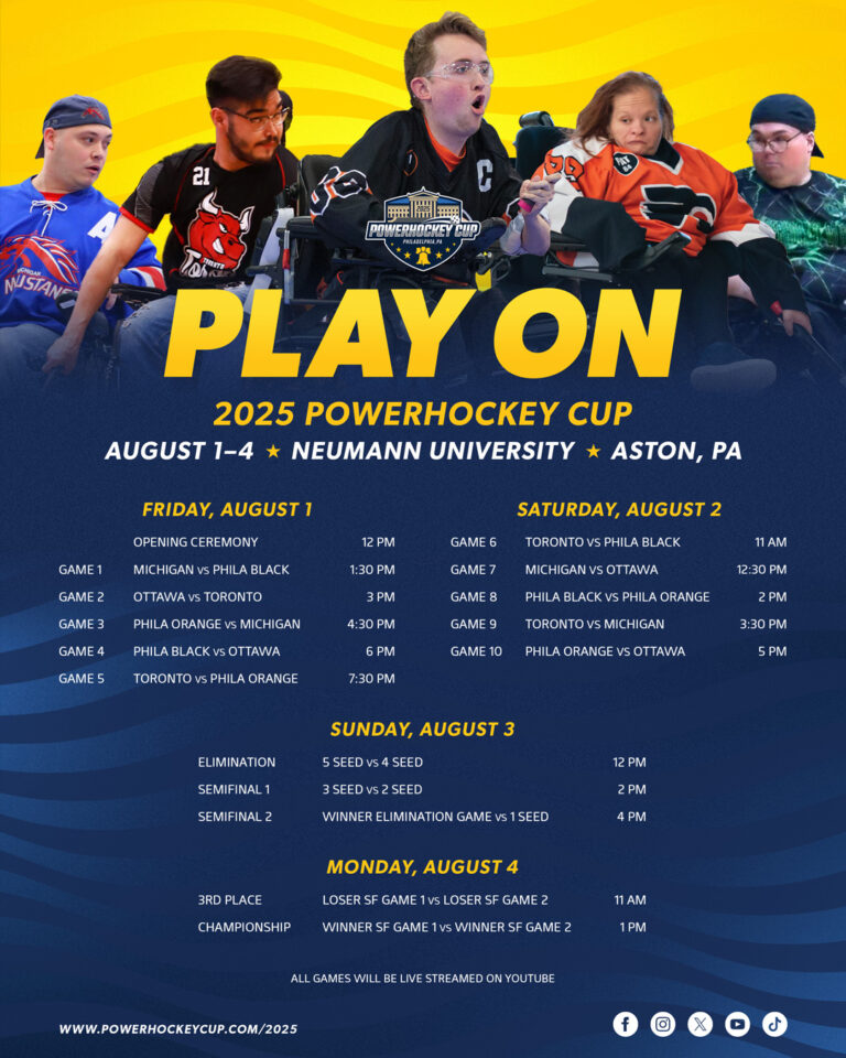 2025 Powerhockey Cup Schedule