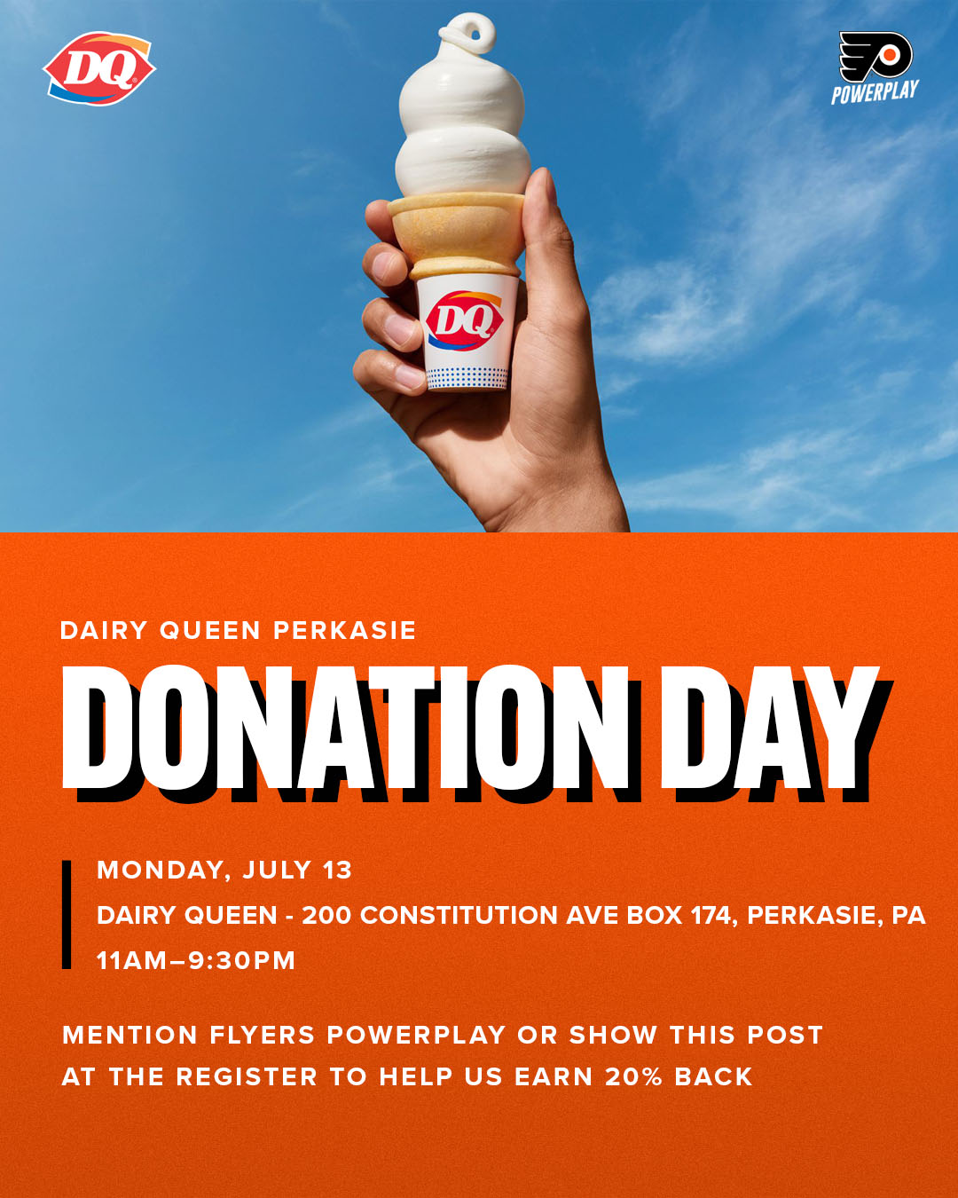 Donation Day at Dairy Queen Perkasie